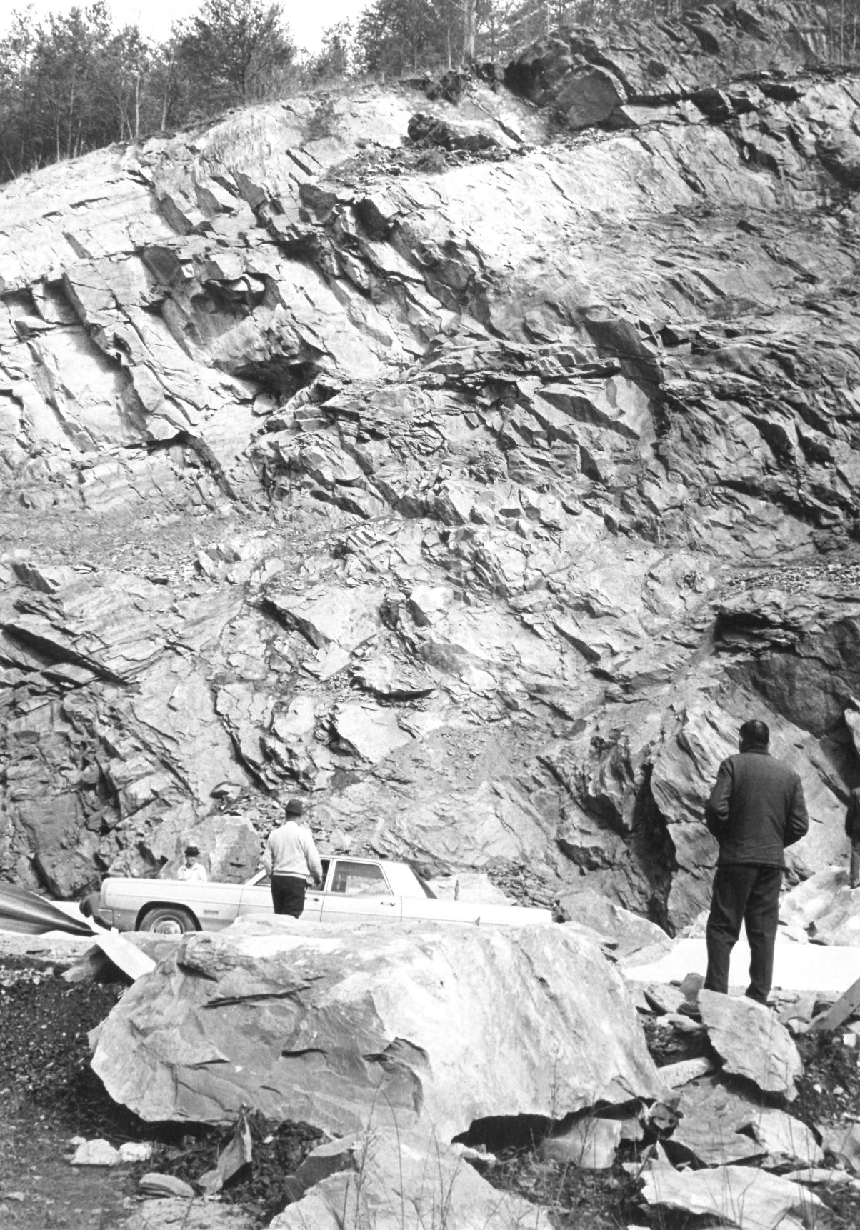 I-40 rock slide, 1969